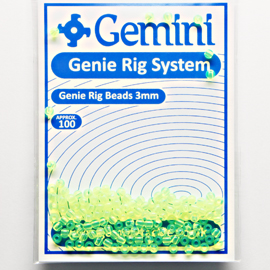 Gemini - Genie 3mm Rig Beads Chartruese
