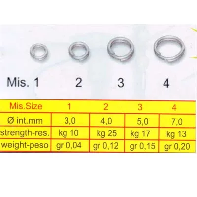 Stonfo - Split Rings Light Art.204