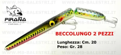 Piranha - Beccolungo 2 Pezzi
