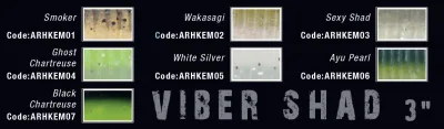 Herakles - Viber Shad 3" - 3.8"