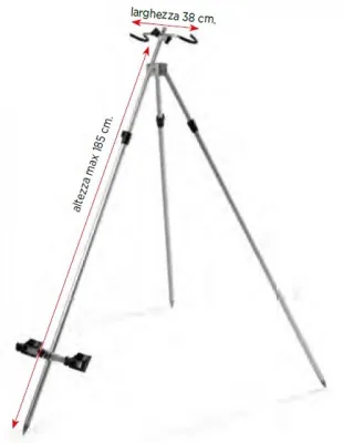 Lineaeffe - Tripode con battuta telescopico