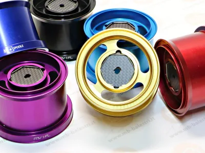 Mv Spools - MV1ALU - Bobine in alluminio compatibili con SHIMANO MGS XSA 10000, MGS XSB 6000 Y 10000, MGS XSC, KISU SPECIAL SD, KISU