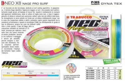 Trabucco - Neo X8 Nage Pro Surf Mt.250